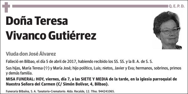 Teresa Vivanco Gutiérrez