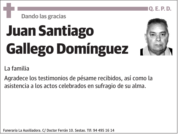 Juan Santiago Gallego Domínguez