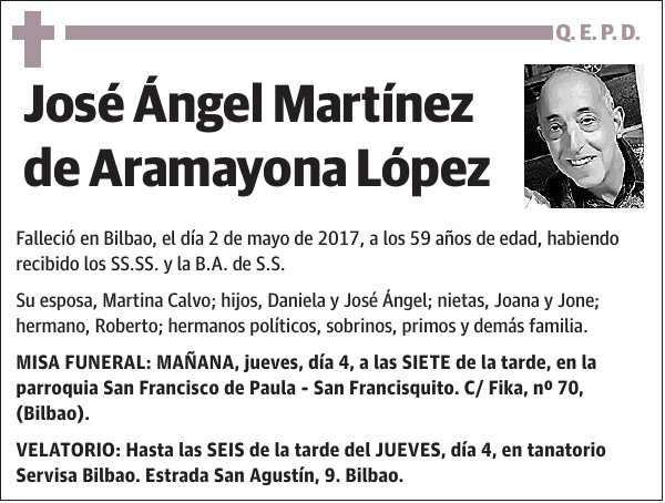José Ángel Martínez de Aramayona López