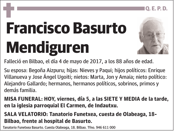 Francisco Basurto Mendiguren