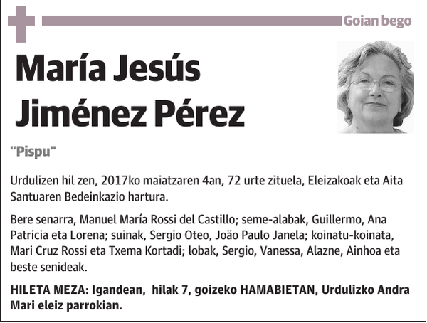 María Jesús Jiménez Pérez