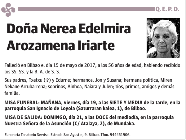 Nerea Edelmira Arozamena Iriarte