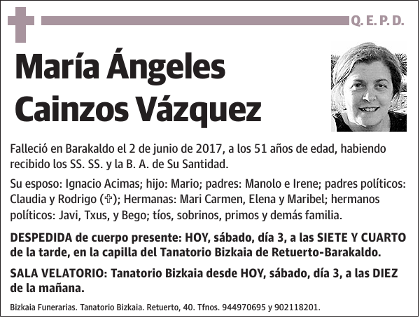 María Ángeles Cainzos Vázquez