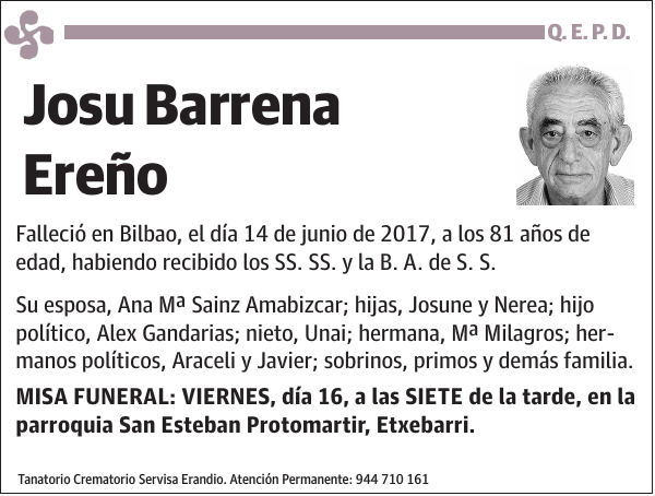 Josu Barrena Ereño