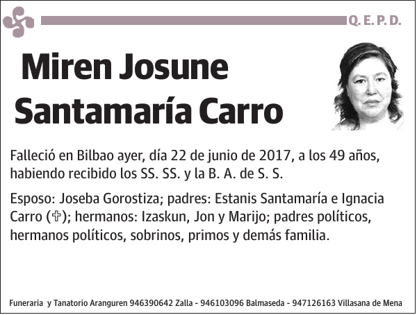 Miren Josune Santamaría Carro