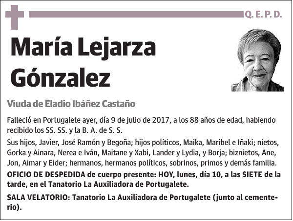 María Lejarza Gónzalez