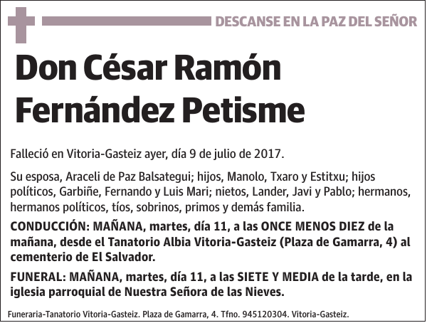 César Ramón Fernández Petisme
