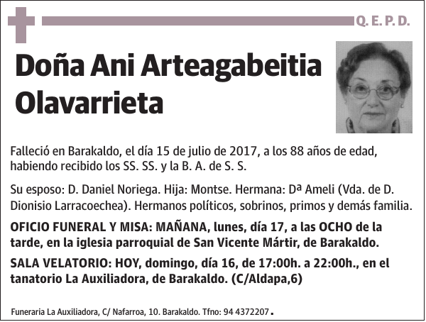 Ani Arteagabeitia Olavarrieta