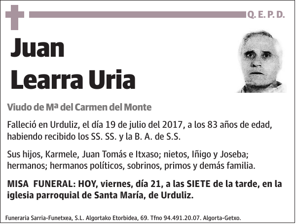 Juan Learra Uria