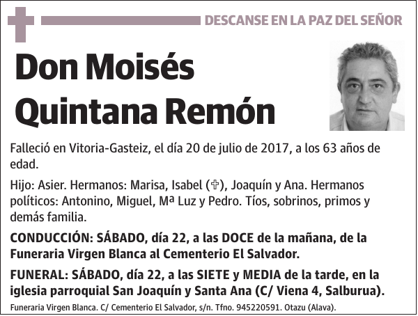 Moisés Quintana Remón
