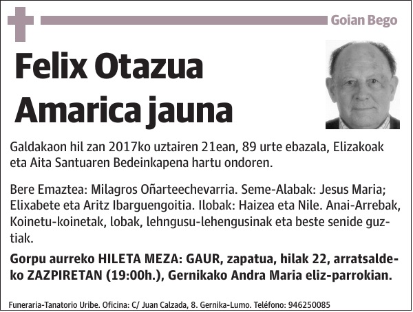 Felix Otazua Amarica