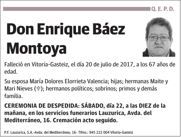 Enrique Báez Montoya