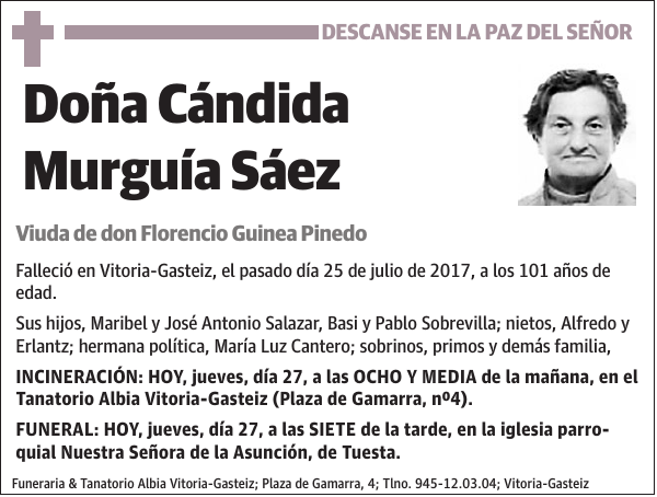 Cándida Murguía Sáez