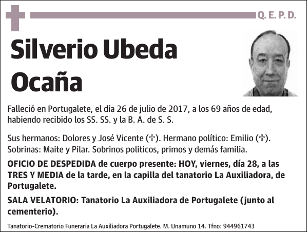 Silverio Ubeda Ocaña
