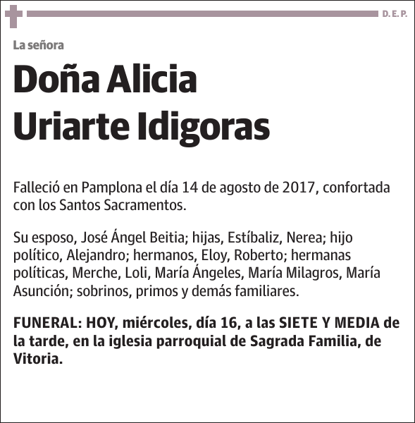 Alicia Uriarte Idigoras