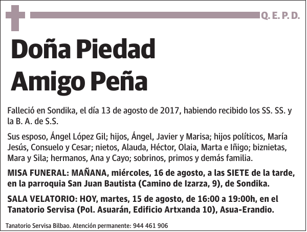 Piedad Amigo Peña