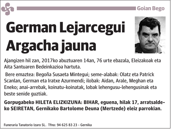 German Lejarcegui Argacha