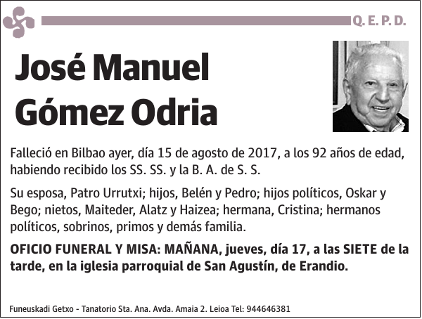 José Manuel Gómez Odria
