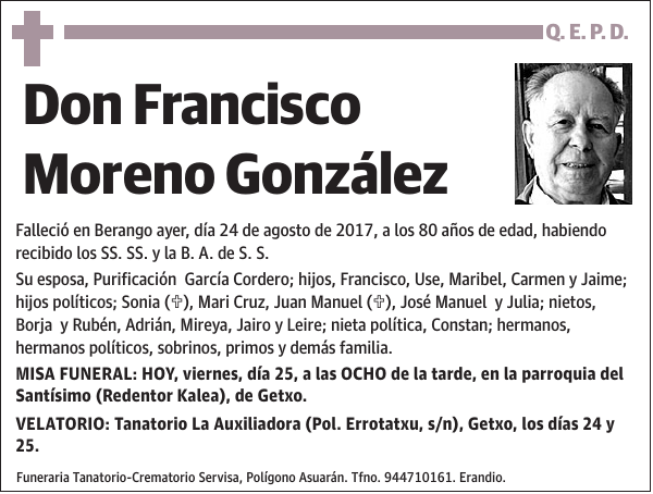 Francisco Moreno González
