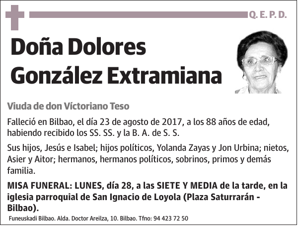 Dolores González Extramiana