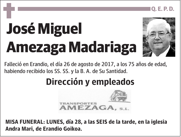 José Miguel Amezaga Madariaga