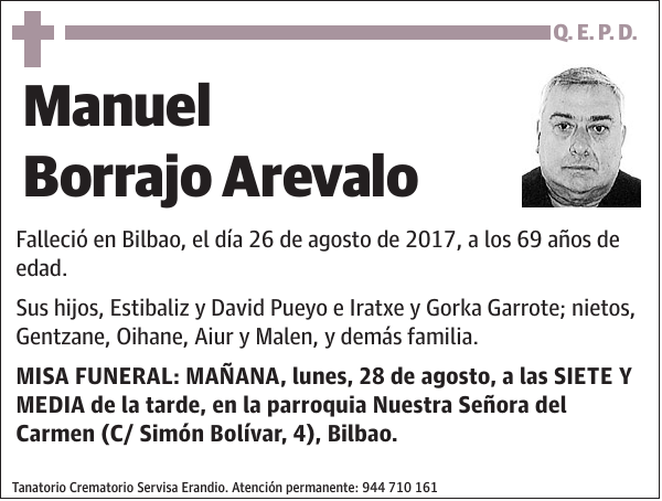 Manuel Borrajo Arevalo