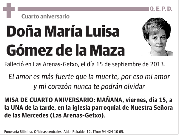 María Luisa Gómez de la Maza