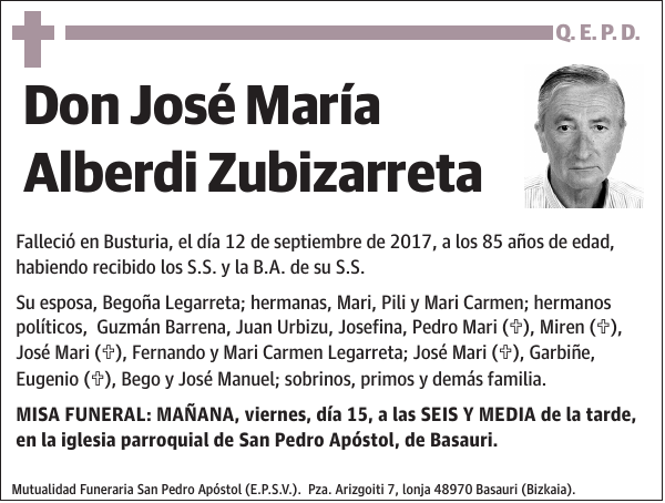 José María Alberdi Zubizarreta