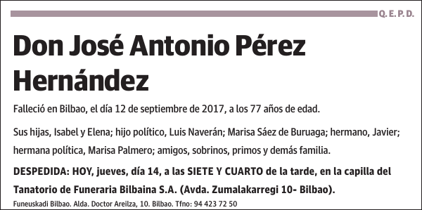 José Antonio Pérez Hernández