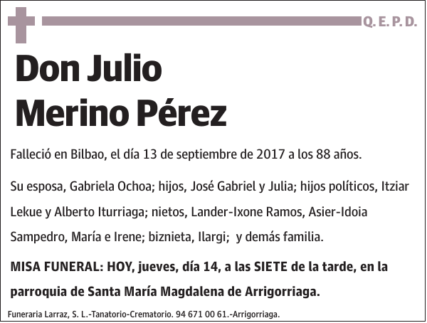 Julio Merino Pérez