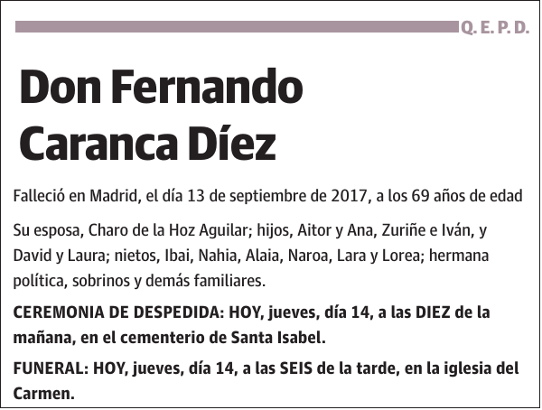 Fernando Caranca Díez