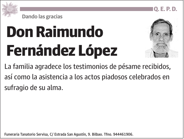 Raimundo Fernández López