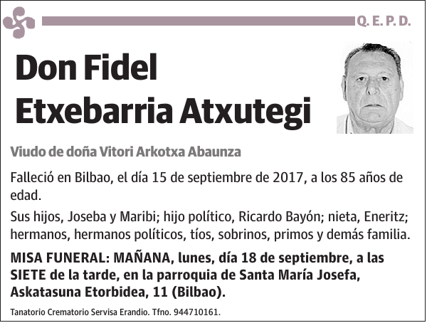 Fidel Etxebarria Atxutegi