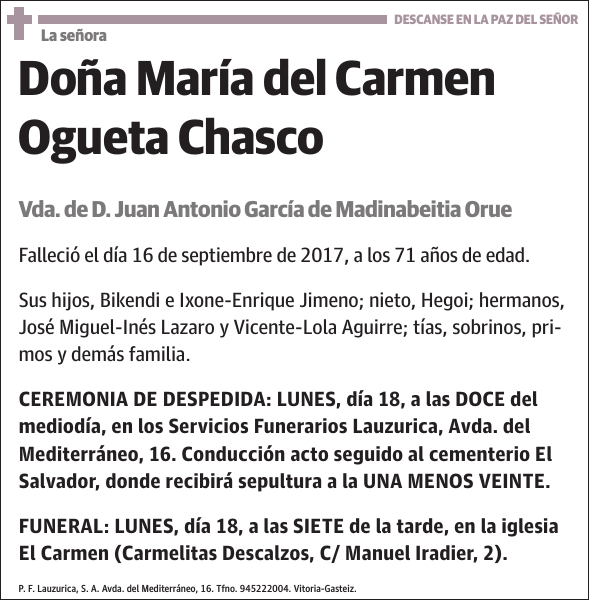 María del Carmen Ogueta Chasco