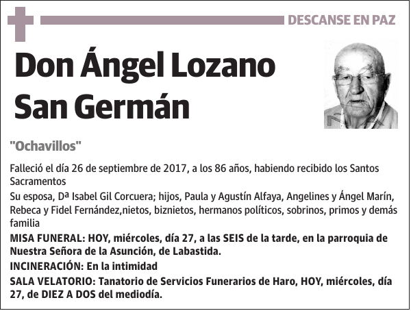 Ángel Lozano San Germán