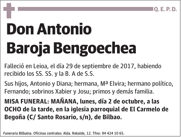Antonio Baroja Bengoechea
