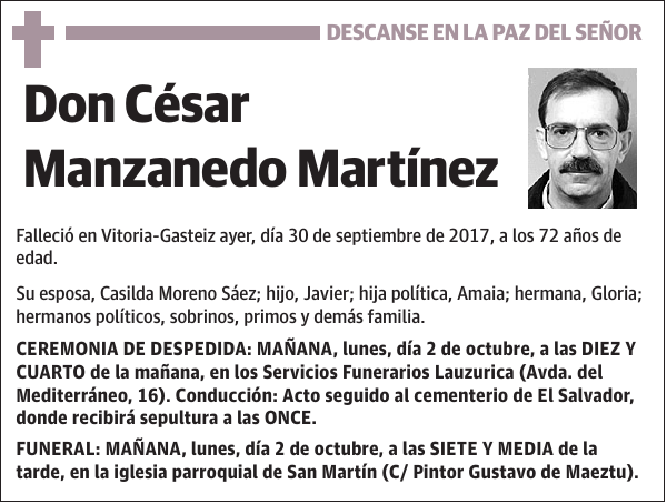 César Manzanedo Martínez
