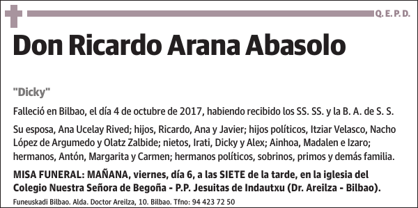 Ricardo Arana Abasolo