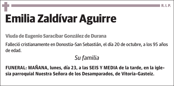 Emilia Zaldívar Aguirre