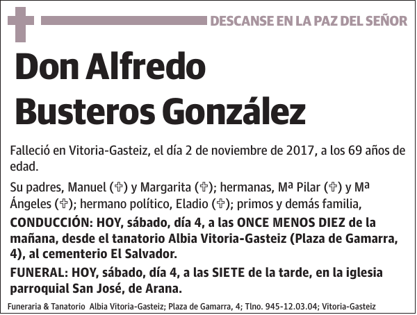 Alfredo Busteros González