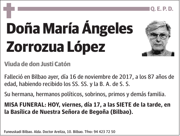 María Ángeles Zorrozua López