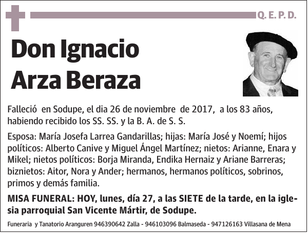 Ignacio Arza Beraza