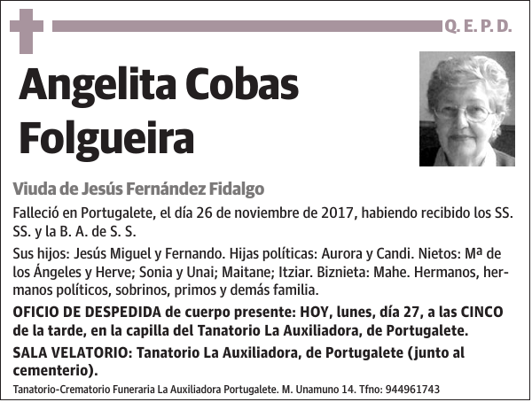 Angelita Cobas Folgueira