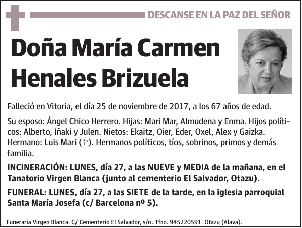 María Carmen Henales Brizuela
