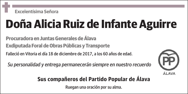 Alicia Ruiz de Infante Aguirre