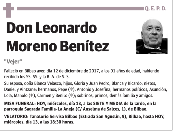 Leonardo Moreno Benítez