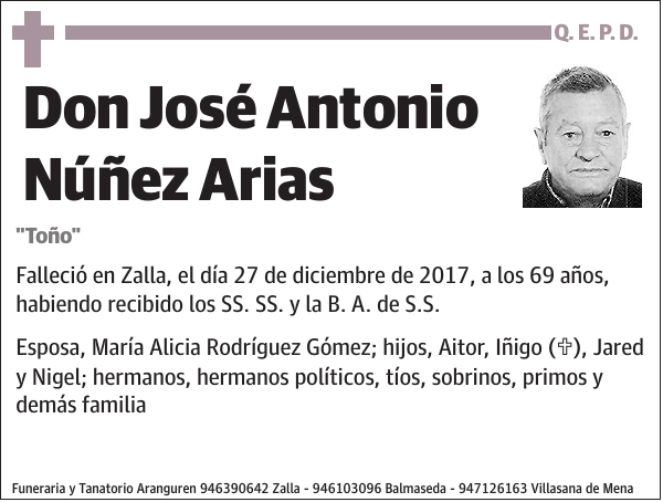 José Antonio Núñez Arias