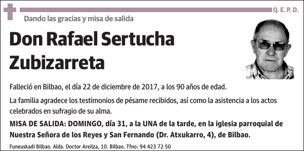 Rafael Sertucha Zubizarreta