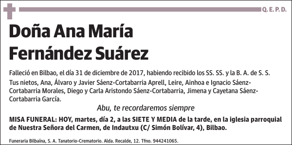 Ana María Fernández Suárez
