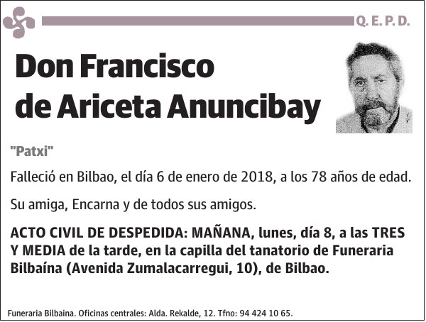Francisco de Ariceta Anuncibay